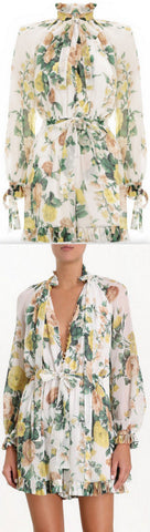 'Zippy' Necktie Playsuit