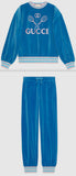Velvet Sweatsuit with Logo Tennis | DESIGNER INSPIRED FASHIONS
