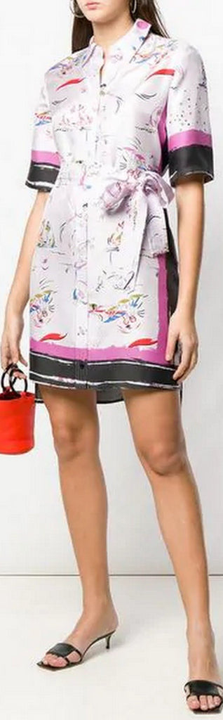 Printed Shirt Dress