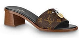 Lock it Heel Mules - Monogram