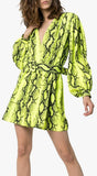 Python Print Mini Dress | DESIGNER INSPIRED FASHIONS