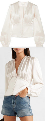 Silk-Satin Blouse | DESIGNER INSPIRED FASHIONS