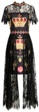 Embellished Dress with Lace Detail | DESIGNER INSPIRED FASHIONS