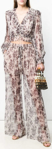 Juno Tie Blouse and Pant Set | DESIGNER INSPIRED FASHIONS