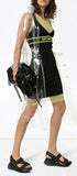 Contrast Logo Band Knitted Mini Dress | DESIGNER INSPIRED FASHIONS