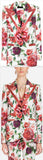 Floral Peony Print Blazer Cady Jacket