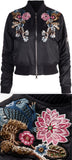 Embellished Black Bomber Jacket