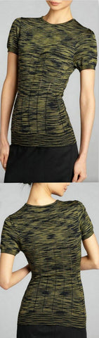 Knit Cotton and Viscose Top