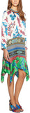 Printed Asymmetric Dress