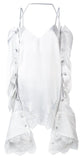 Cold-Shoulder Lace Trim Camisole Top