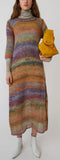 Rainbow Mohair Dress, Multi