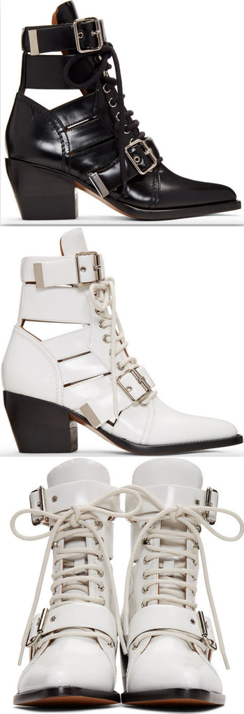 Medium 'Rylee' Boots - Black or White