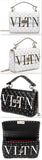Medium VLTN Shoulder Bag - White or Black