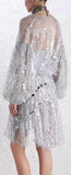 'Adorn' Crystal Lace Dress