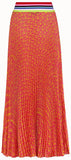 'Roma Amor' Satin Skirt, Orange | DESIGNER INSPIRED FASHIONS