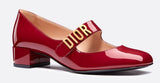 Baby-D Ballet Pump in Red Patent Calfskinrs