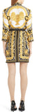 Savage Barocco Print Silk Shirt-Dress | DESIGNER INSPIRED FASHIONS