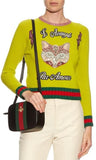 Cat Embellished Wool Sweater - DESIGNER INSPIRED FASHIONS