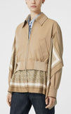 Monogram Print Gabardine Jacket | DESIGNER INSPIRED FASHIONS