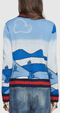 Printed Knit Sweater - DESIGNER INSPIRED FASHIONS
