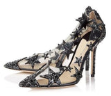 Black Lisha 100 Pumps