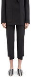 Asymmetric Cropped Pants in Black - DESIGNER INSPIRED FASHIONS
