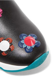 Flower-Embroidered Sneakers in Black or White - DESIGNER INSPIRED FASHIONS