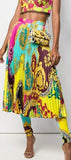 Voyage Barocco Print Pleated Skirt | DESIGNER INSPIRED FASHIONS