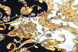 Baroque Print Embellished Mini Dress | DESIGNER INSPIRED FASHIONS