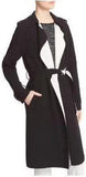 Bicolor Wrap Trench Coat