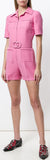Belted Short Jumpsuit