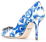 'Bellucci Majolica' Embellished Pumps - DESIGNER INSPIRED FASHIONS