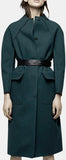 Belted Structured Wool Coat