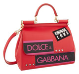 Sicily Choose Love Tote - Black or Red