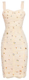 Jewel-Embellished Mesh Dress