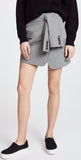 Tie Front Mini Skirt