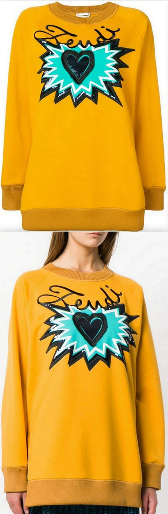 Logo Motif Sweatshirt