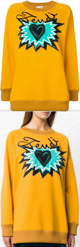 Logo Motif Sweatshirt