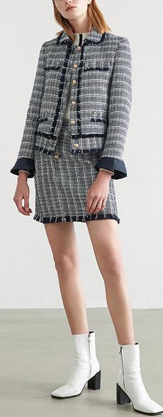 Tweed Jacket and Skirt Set