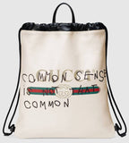 Coco CapitÌÁn Logo Backpack, White