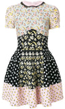 Contrast Panel Dress