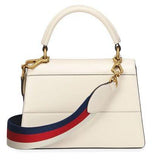Queen Margaret Small Top Handle Bag, White