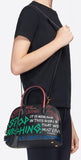 Ville Graffiti Top Handle Bag