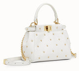 PEEKABOO XS Leather Mini-Bag - Black, Red, Pink, White