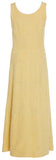 Button-Embellished Tweed Midi Dress