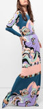 Printed Jersey Silk Maxi Dress | DESIGNER INSPIRED FASHIONS