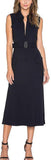 'Hayden' Sleeveless Crepe Dress