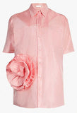Floral-Embellished Shirt | DESIGNER INSPIRED FASHIONS
