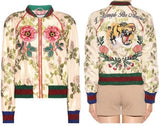 Embroidered Bomber Jacket - DESIGNER INSPIRED FASHIONS