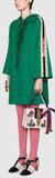 Hooded Jersey Dress, Green